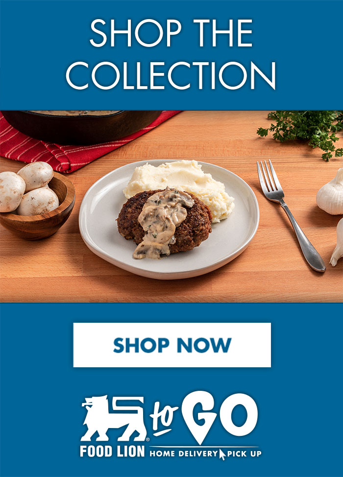 Start Shopping - Salisbury Steak with Mushroom Cream Sauce