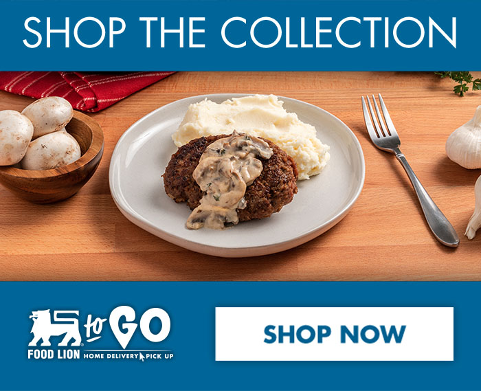 Start Shopping - Salisbury Steak with Mushroom Cream Sauce