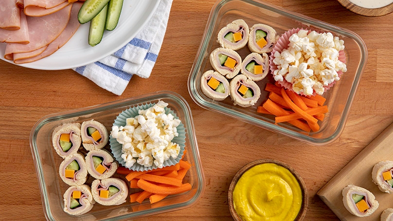 Sandwich Roll-Ups Bento Lunch