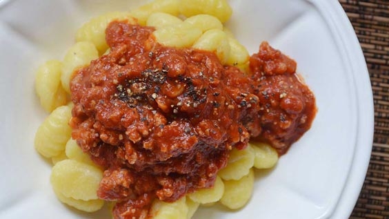 Sausage Ragu with Gnocchi