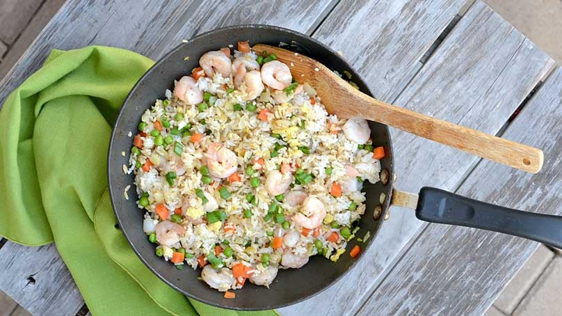 Simple Shrimp Fried Rice