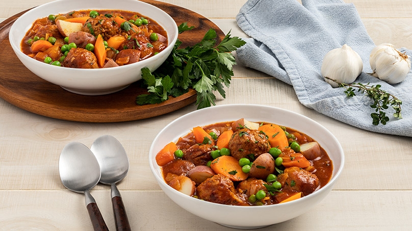 Slow Cooker Meatball Stew