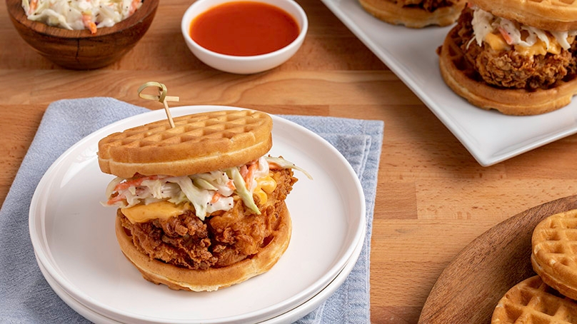 Southern Chicken & Waffle Sandwich