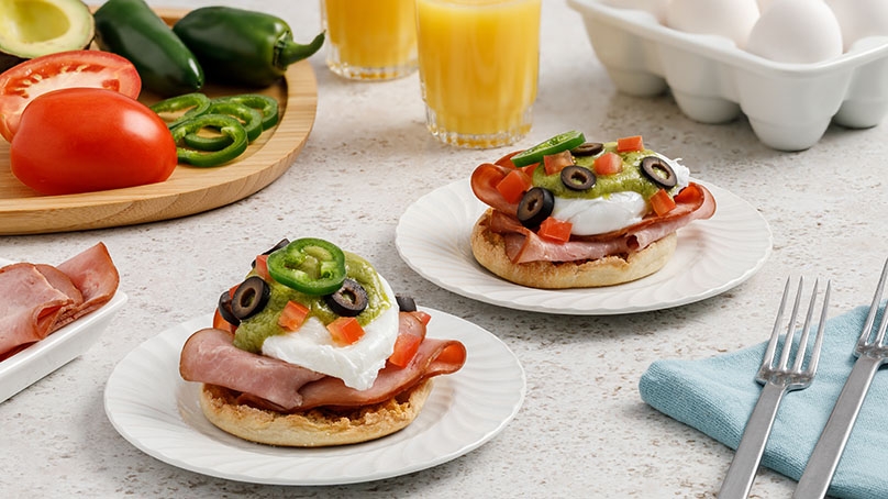 Southwest Avocado Eggs Benedict