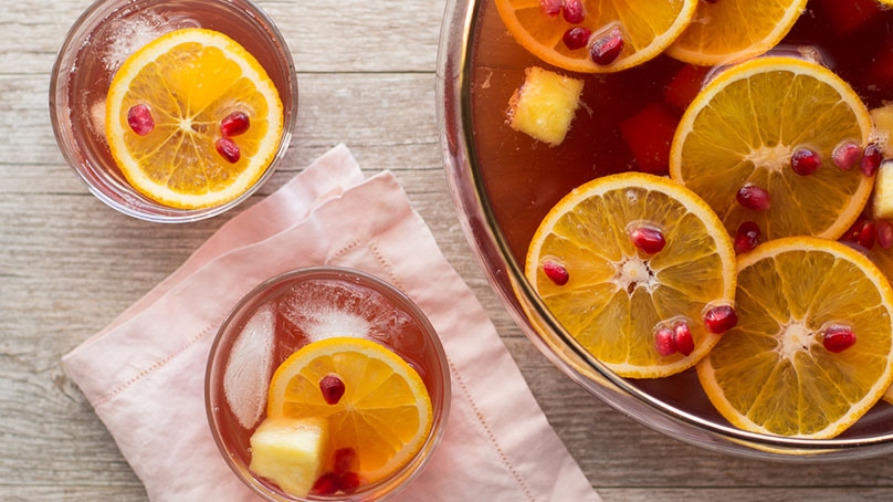 Sparkling Pomegranate Punch