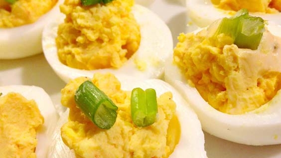 Spicy Deviled Eggs