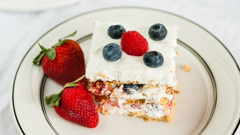 Summer Berry Icebox Cake