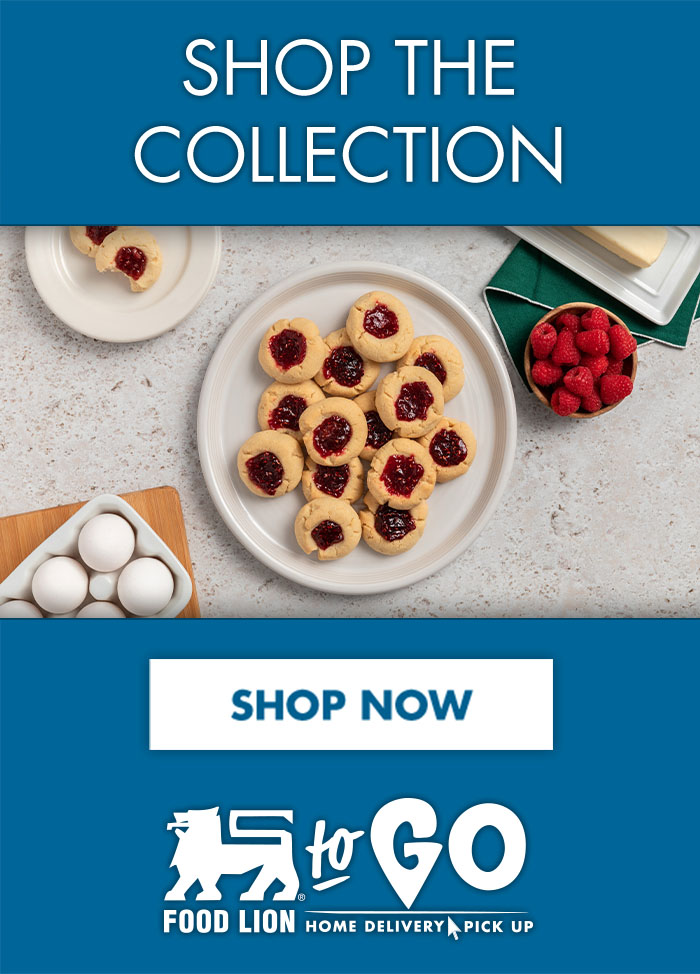 Start Shopping - Thumbprint Cookies