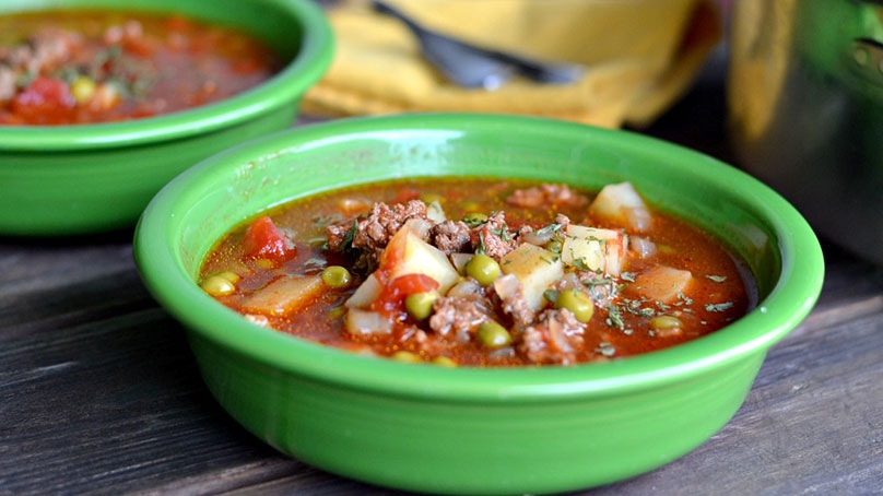 Tomato Hamburger Soup