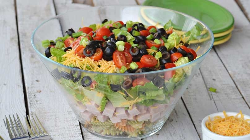 Traditional Seven Layered Cold Pasta Salad Recipe | Food Lion