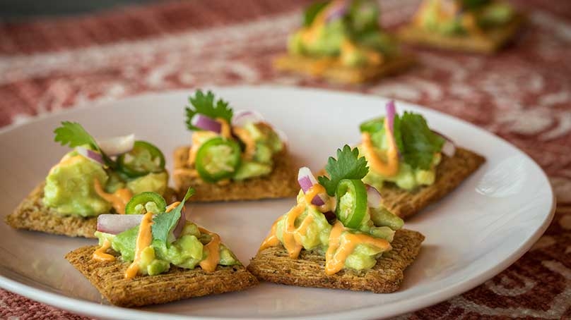 Spicy Avocado Triscuits