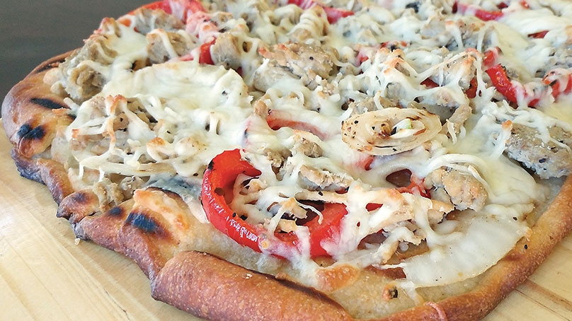 Turkey and Veggie Lover's Pizza