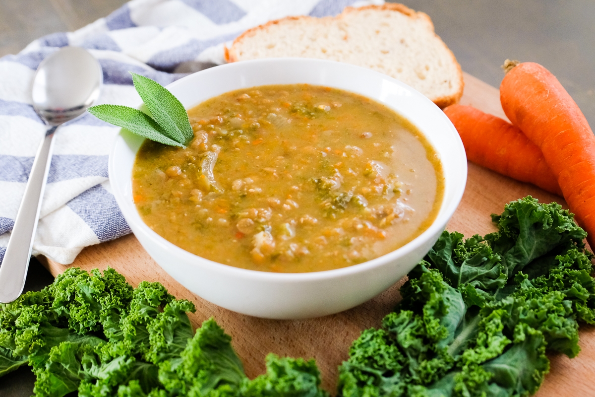 Instant Pot Veggie Lentil Soup