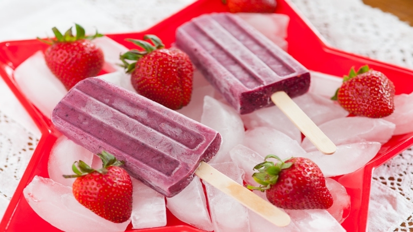 Fresh Fruit & Yogurt Ice Pops