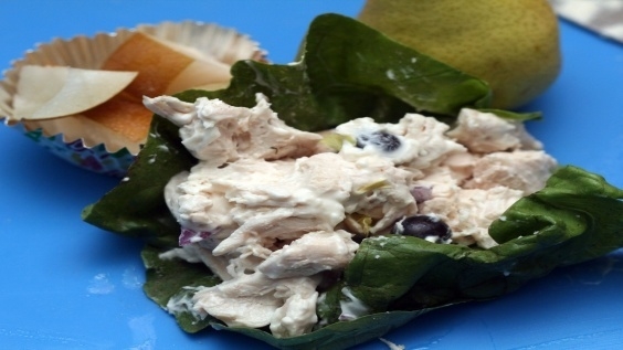 Grape Chicken Salad School Lunch