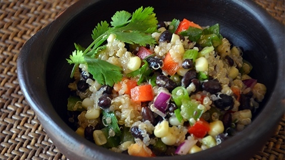 Quinoa, Black Bean, and Corn Salad