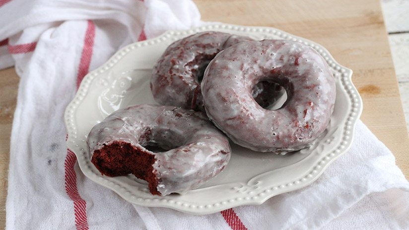 Red Velvet Doughnuts