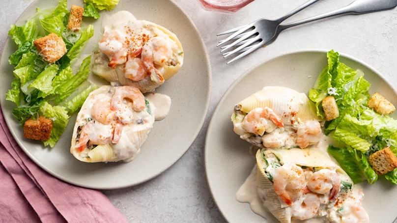 Seafood Alfredo Stuffed Shells | Recipes | Food Lion