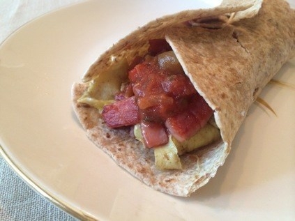 Spam Breakfast Burrito