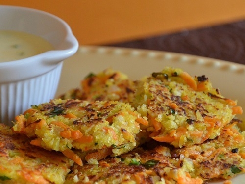 Yam Patties with Orange Sauce