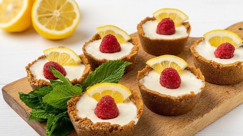 No-Bake Mini Lemon Tarts