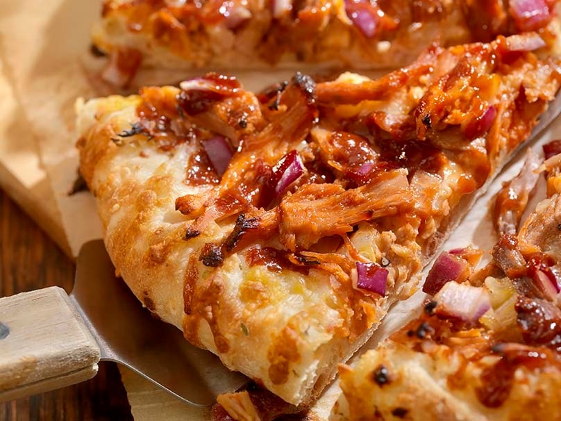 Barbecue Pulled-Pork Pizza