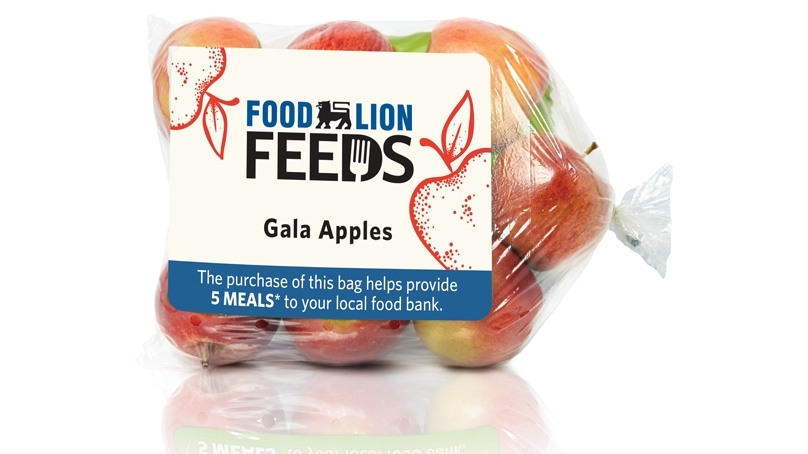 Food Lion Feeds Gala Apple Bags